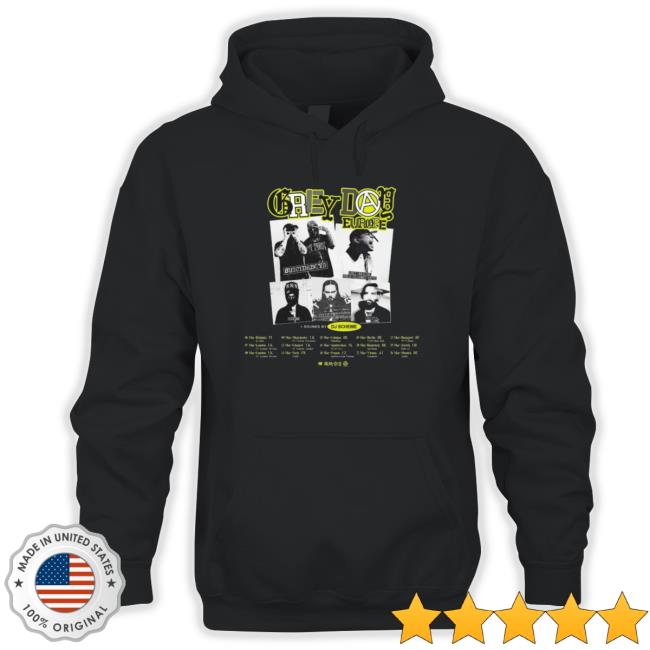 Grey Day Europe Tour 2023 Sounds By Dj Scheme Hoodie