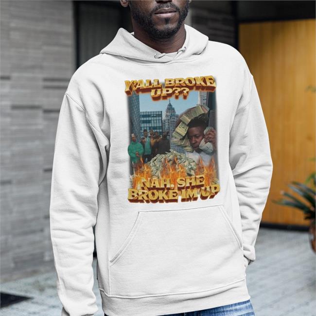 Swag Stim Ulus Y'all Broke Up Nah She Broke I'm Up T-Shirt
