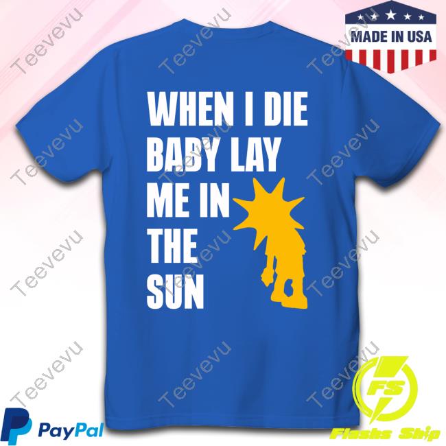 Dominicfike When I Die Baby Lay Me In The Sun Tank Top
