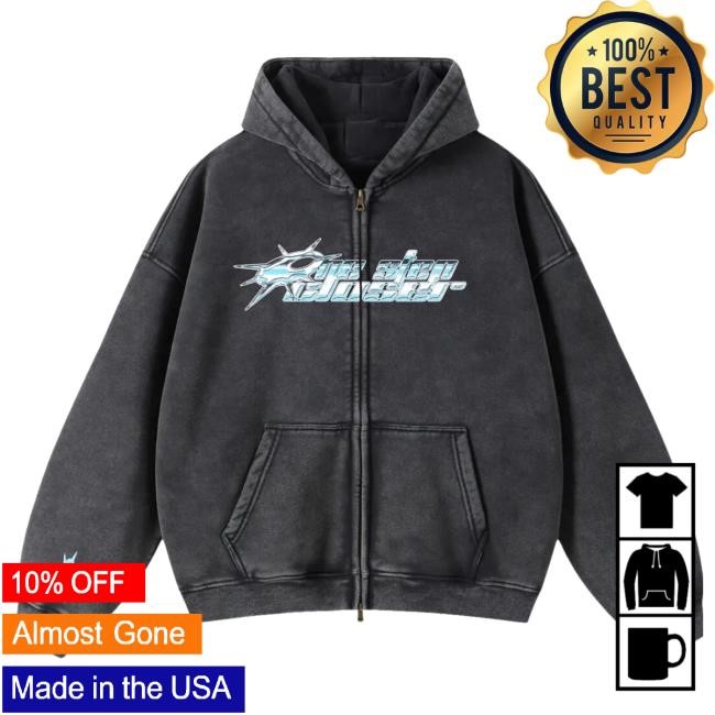Official Run For Cover Records Merch One Step Closer Logo Stone Washed Zip Up Shirt