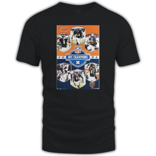 Trending Chicago Bears Nfc Champions 2006 Commemorative Poster Tee
