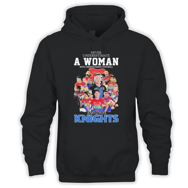 Official Never Underestimate A Woman Who Understands Football And Loves Knights New Shirt