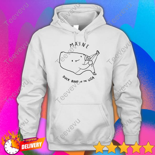 Official Maine Duck Boot Of The Usa Shirt Strange Planet Merch