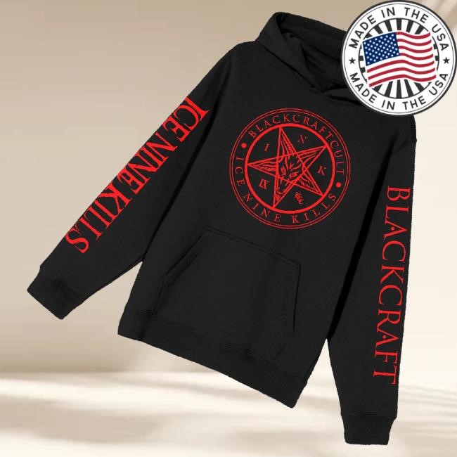 Official Blackcraft Cult Merch Blackcraft X Ice Nine Kills Ink Pentagram Shirt