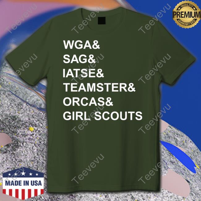 Wga & Sag & Iatse & Teamsters & Orcas & Girl Scouts Tank Top