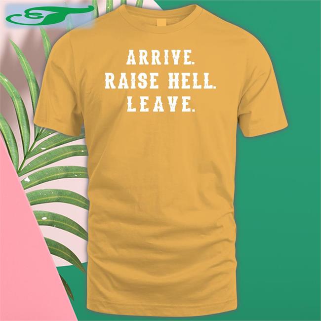 Steve Austin Arrive Raise Hell Leave Hoodie