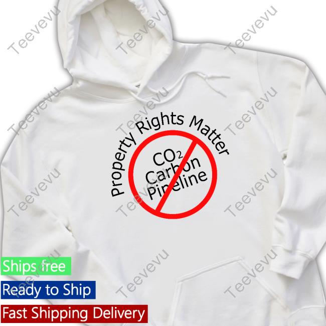 North Dakota Property Rights Matter Co2 Carbon Pipeline Tee Shirt