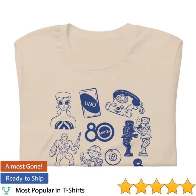 Mattel 80Th Brand Icons Tee