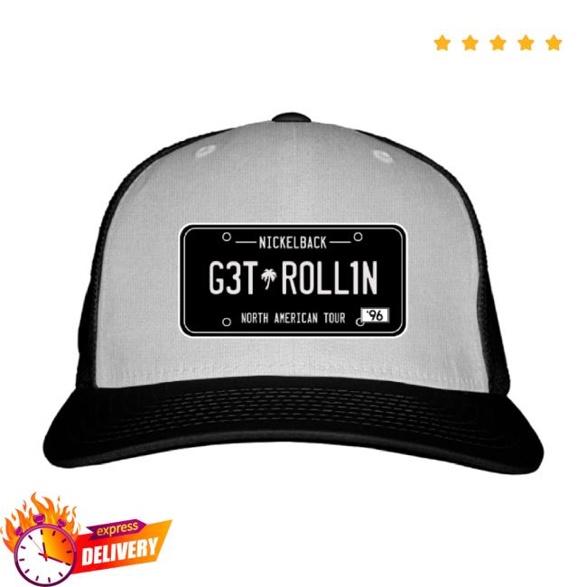 Trending Nickelback Shop Get Rollin Plate Tour Hat Nickelback Store