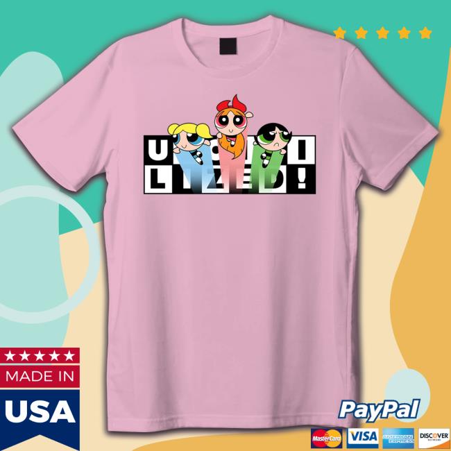 Uncivilized Merch Powerpuff Hoodied Sweatshirt