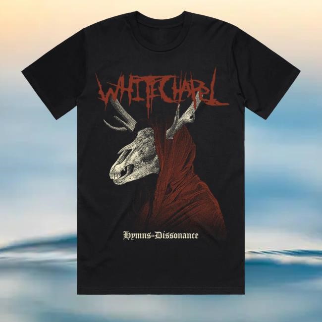 Whitechapel Merch Store Hooded Skull Long Sleeve Shirt