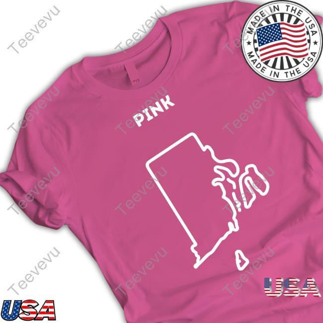 Wjbq Rhode Island Pink Long Sleeved T-Shirt