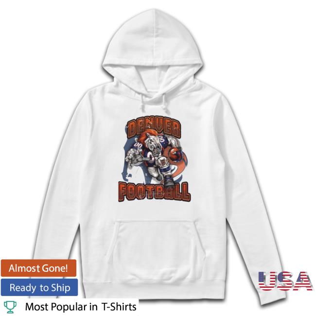 Official Vintage Bootleg 90S Denver Broncos Football Db Team Hooded Sweatshirt