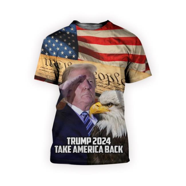 Trump 2024 Take America Back Long Sleeve T Shirt