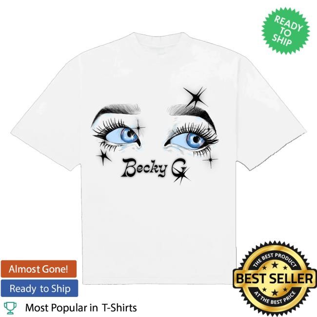 Official Iambeckyg Merch Store Becky G Eyes Tee (White) Tee