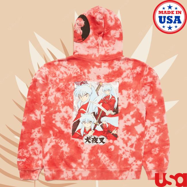 Official Hypland Clothing Merch Store Hypland Inuyasha Crescent Hoodies (Tie Dye)