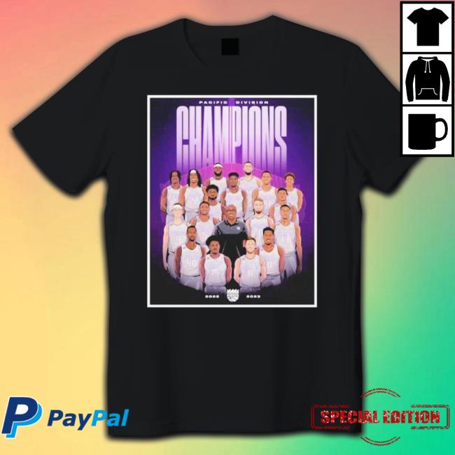 Official Sacramento Kings Pacific Division Champions 2022 2023 shirt