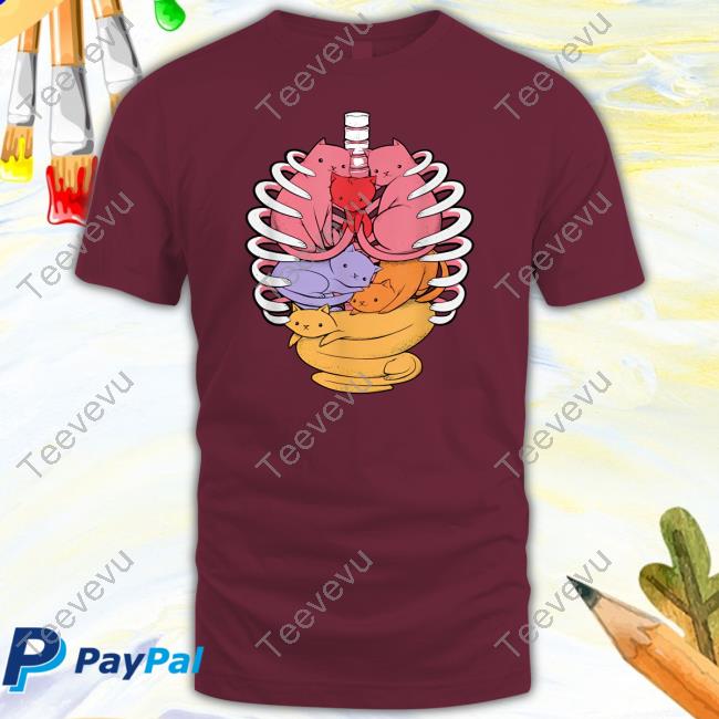 Infp Anatomicat Human Anatomy X-Ray Cat Sweatshirt