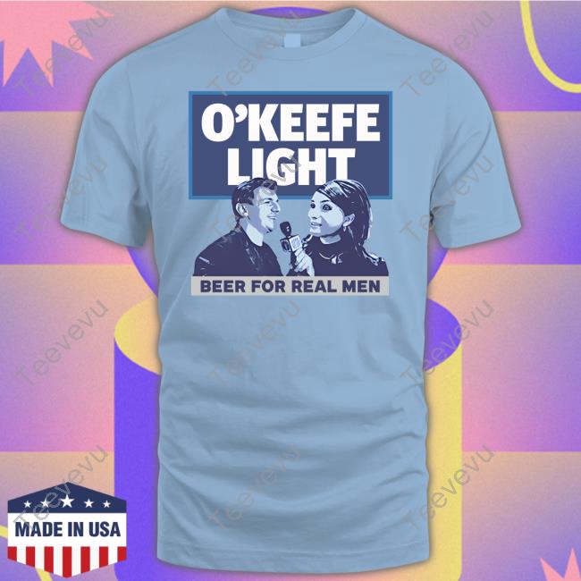 O'keefe Media Group Light Beer For Real Men Hoodied Sweatshirt James O'keefe