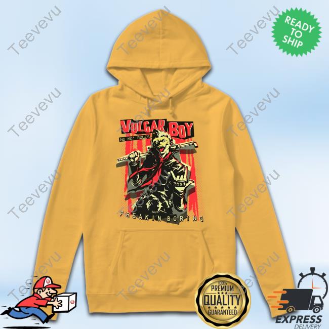 Daily Ryuji Sakamoto Vulgar Boy No Mo Rules Freakin Boring T Shirt