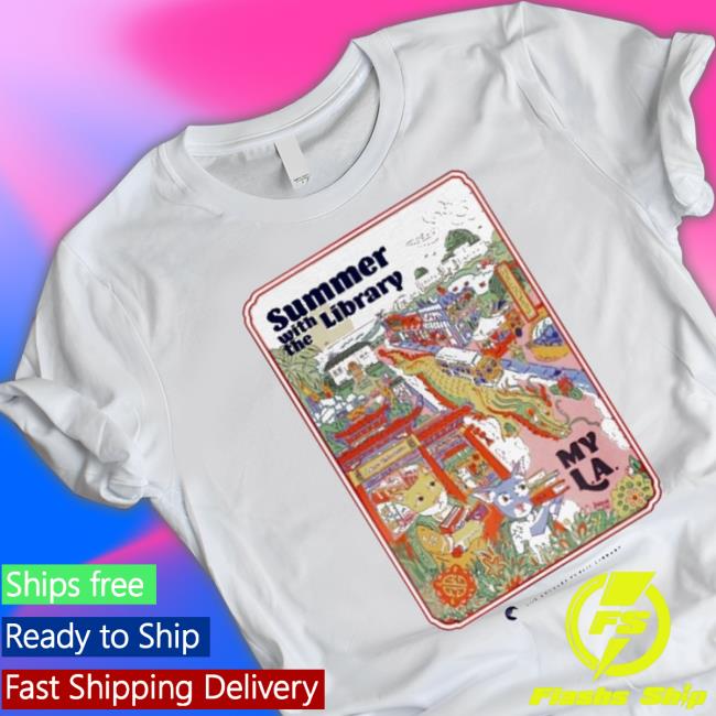 Official Los Angeles Love Summer With The Library La Public Library shirt