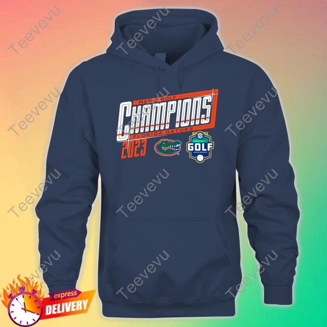 Shopncaasports Florida Gators 2023 Sec Men's Golf Champions Hoodie