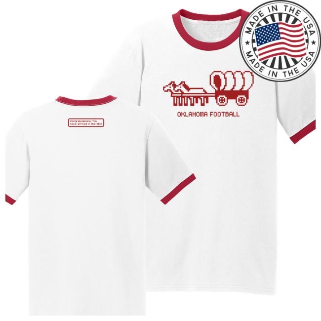 Official Curbside Apparel Merch Oklahoma Trail 8-Bit Shirt Official Curbside Apparel Merch Oklahoma Trail 8-Bit Tee Shirt