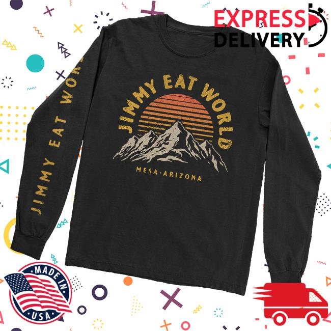 Official Jimmy Eat World Merch Four Peaks Unisex Sweatshirt Black