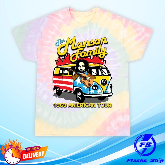 Manson Family Tour Tie-Dye Shirts