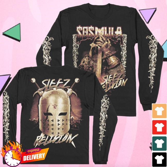 Original Sosmula Merch Store Bloodshed Long Sleeve Shirt - (Black) Long Sleeve Shirt