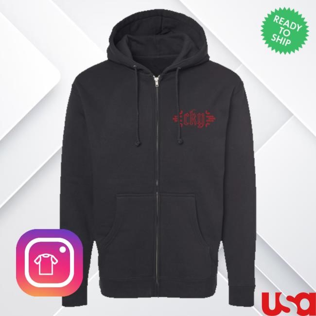 Cky Store Merch Script Zip-Up Crewneck Sweatshirt Trending Cky Store Merch Script Zip-Up t-shirt, hoodie, tank top, sweater and long sleeve t-shirt