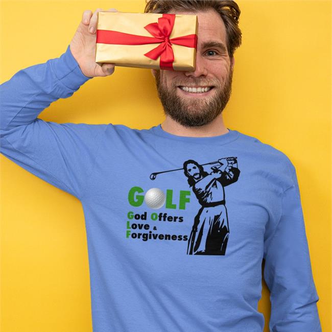 Goodshirts Golf God Offers Love Forgiveness Shirt Jesus