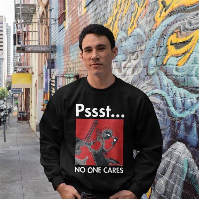 Gwen Stacy Pssst No One Cares T Shirt Deadpool