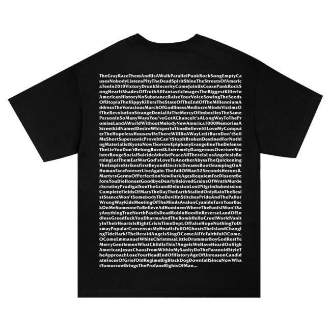 Bad Religion Store Every Song Ever T-Shirt (Black) Tee