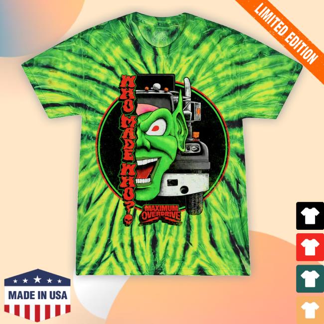 Maximum Overdrive Who Made Who Sweatshirt Cavitycolors