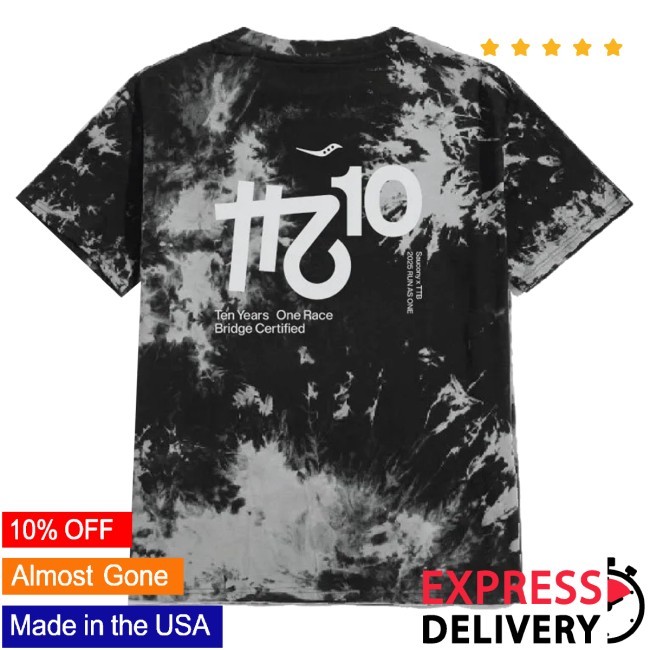 Official Take The Bridge Merch Black Cotton White Wash T-Shirt, Hoodie, Tank Top, Sweater And Long Sleeve T-Shirt Ttb10 X Saucony