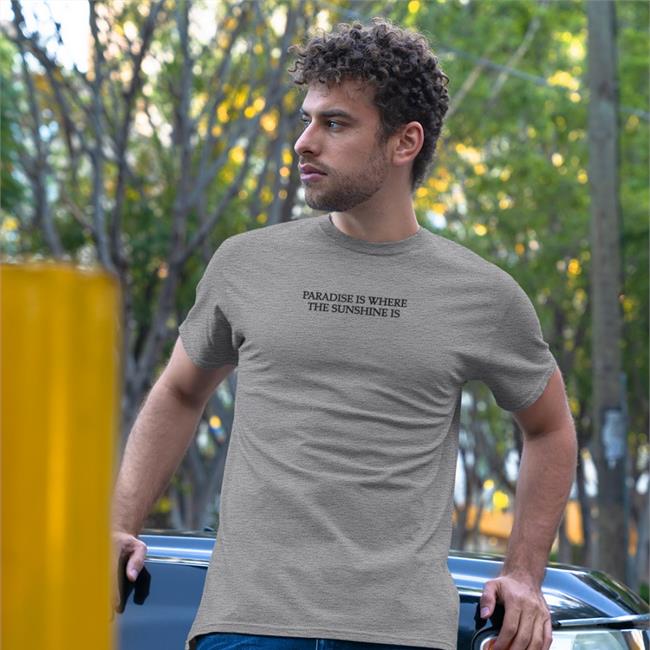 Selena Gomez Paradise Is Where The Sunshine Is Shirt White