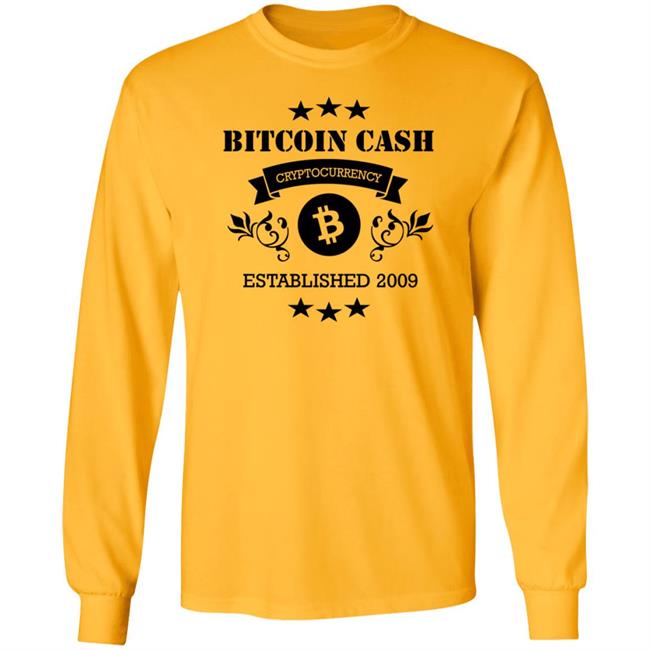 Davidshares Bitcoin Cash Cryptocurrency Established 2009 Champion T-Shirt Crypto Shirts Store Davidshares Bitcoin Cash Cryptocurrency Established 2009 Champion T-Shirt Crypto Shirts Store