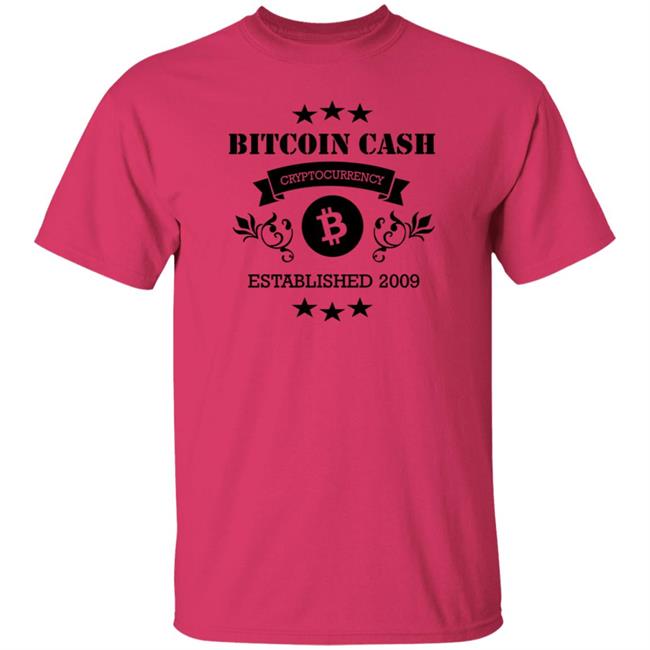 Davidshares Bitcoin Cash Cryptocurrency Established 2009 Champion T-Shirt Crypto Shirts Store Davidshares Bitcoin Cash Cryptocurrency Established 2009 Champion T-Shirt Crypto Shirts Store