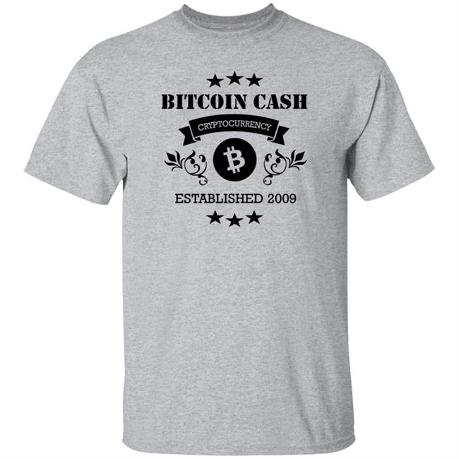 Davidshares Bitcoin Cash Cryptocurrency Established 2009 Champion T-Shirt Crypto Shirts Store Davidshares Bitcoin Cash Cryptocurrency Established 2009 Champion T-Shirt Crypto Shirts Store