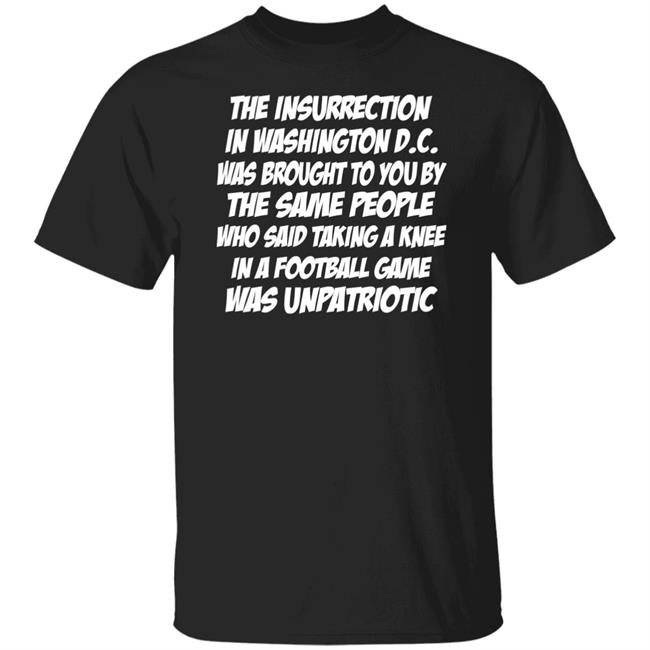 The Insurrection In Washington Dc Was Brought To You By The Same People Shirt Turn Florida Blue