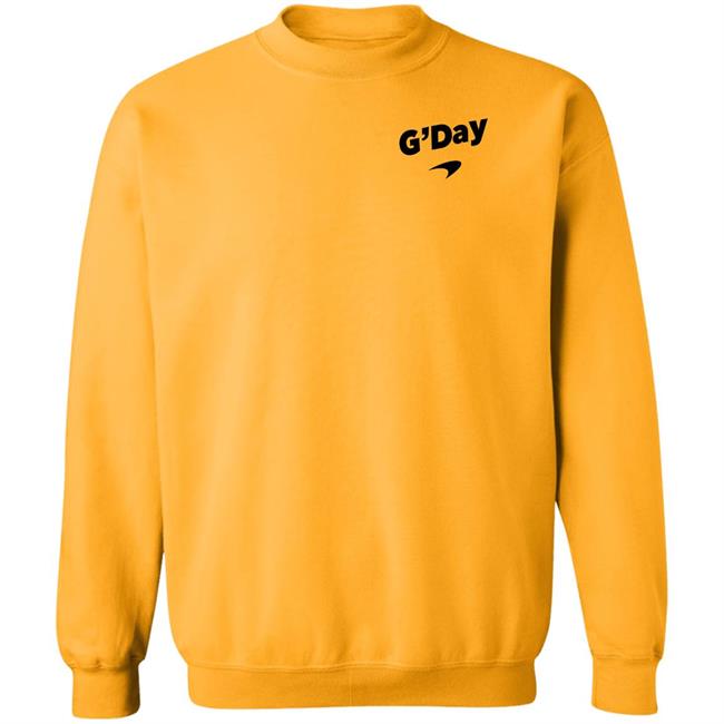 Daniel Ricciardo G'day Shirt G'day Mclaren Shirt Daniel Ricciardo G'day Shirt G'day Mclaren Shirt
