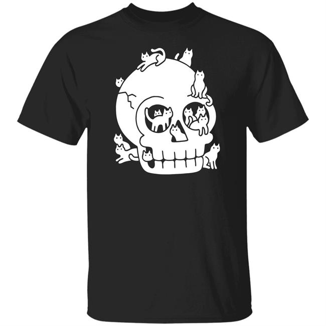 Skull Of Cats Wash Shirt Hoodie Sweatshirt