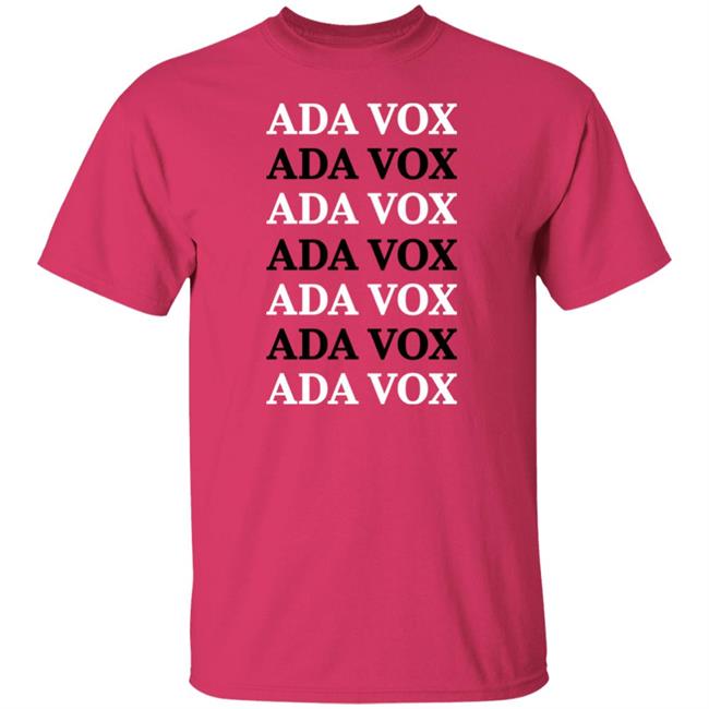 Teamadavox Ada Vox T Shirt Ada Vox Merch