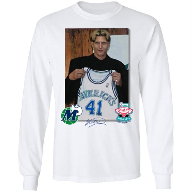 Dallas Mavericks Mitchell & Ness Dirk Nowitzki Draft Jersey Shirt Hoodie Sweatshirt Dallas Mavericks Mitchell & Ness Dirk Nowitzki Draft Jersey Shirt Hoodie Sweatshirt