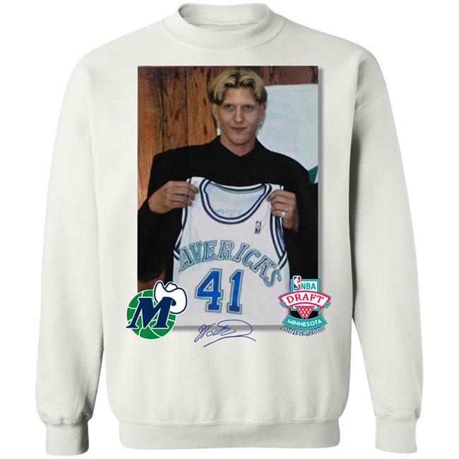 Dallas Mavericks Mitchell & Ness Dirk Nowitzki Draft Jersey Shirt Hoodie Sweatshirt Dallas Mavericks Mitchell & Ness Dirk Nowitzki Draft Jersey Shirt Hoodie Sweatshirt