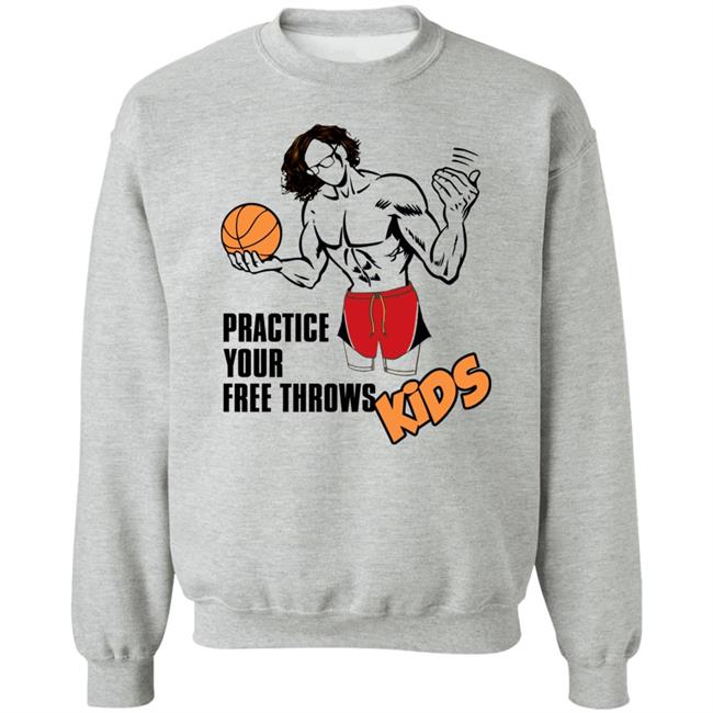 Nick Buccelli Practice Your Free Throws Kids Shirt No Dunks Nick Buccelli Practice Your Free Throws Kids Shirt No Dunks