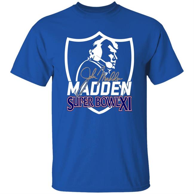 Madden Tribute Super Bowl Shirt Madden Tribute Shirt Madden Tribute Super Bowl Shirt Madden Tribute Shirt