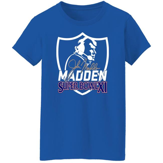Madden Tribute Super Bowl Shirt Madden Tribute Shirt Madden Tribute Super Bowl Shirt Madden Tribute Shirt