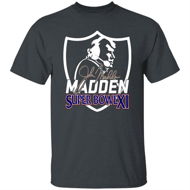 Madden Tribute Super Bowl Shirt Madden Tribute Shirt Madden Tribute Super Bowl Shirt Madden Tribute Shirt